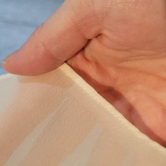 NWOT- La Vie En Rose Ivory Near-Sheer Maxi Nightdress-SZ L - Picture 11 of 15